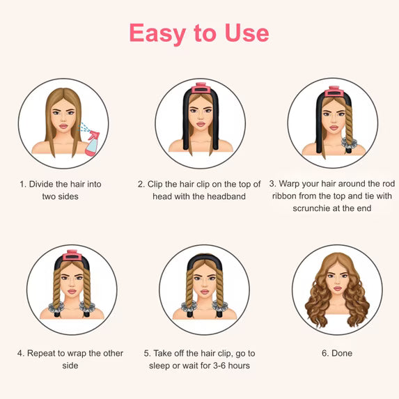 Heatless Curling Ribbon Set